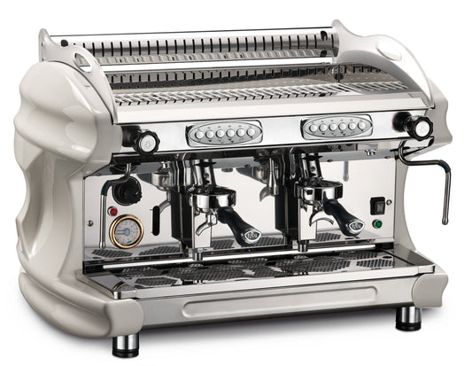 Royal Lira 2G – Profi-Espressomaschine mit 2 Gruppen in Weiß