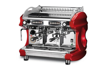 Royal Lira 2G – Profi-Espressomaschine mit 2 Gruppen in stilvollem Rot