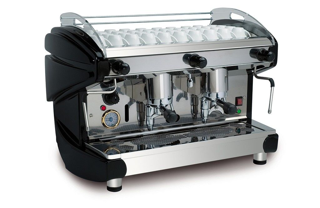 Royal Lira 2G – Profi-Espressomaschine mit 2 Gruppen in Schwarz