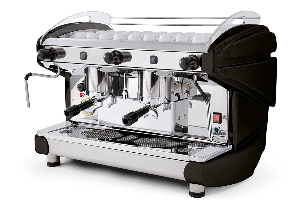 Royal Lira 2G – Profi-Espressomaschine mit 2 Gruppen in Schwarz